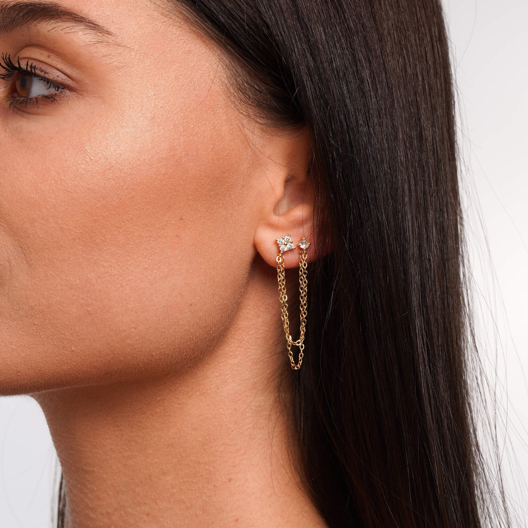 グレース チェーン ピアス