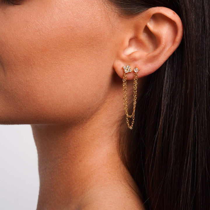 グレース チェーン ピアス